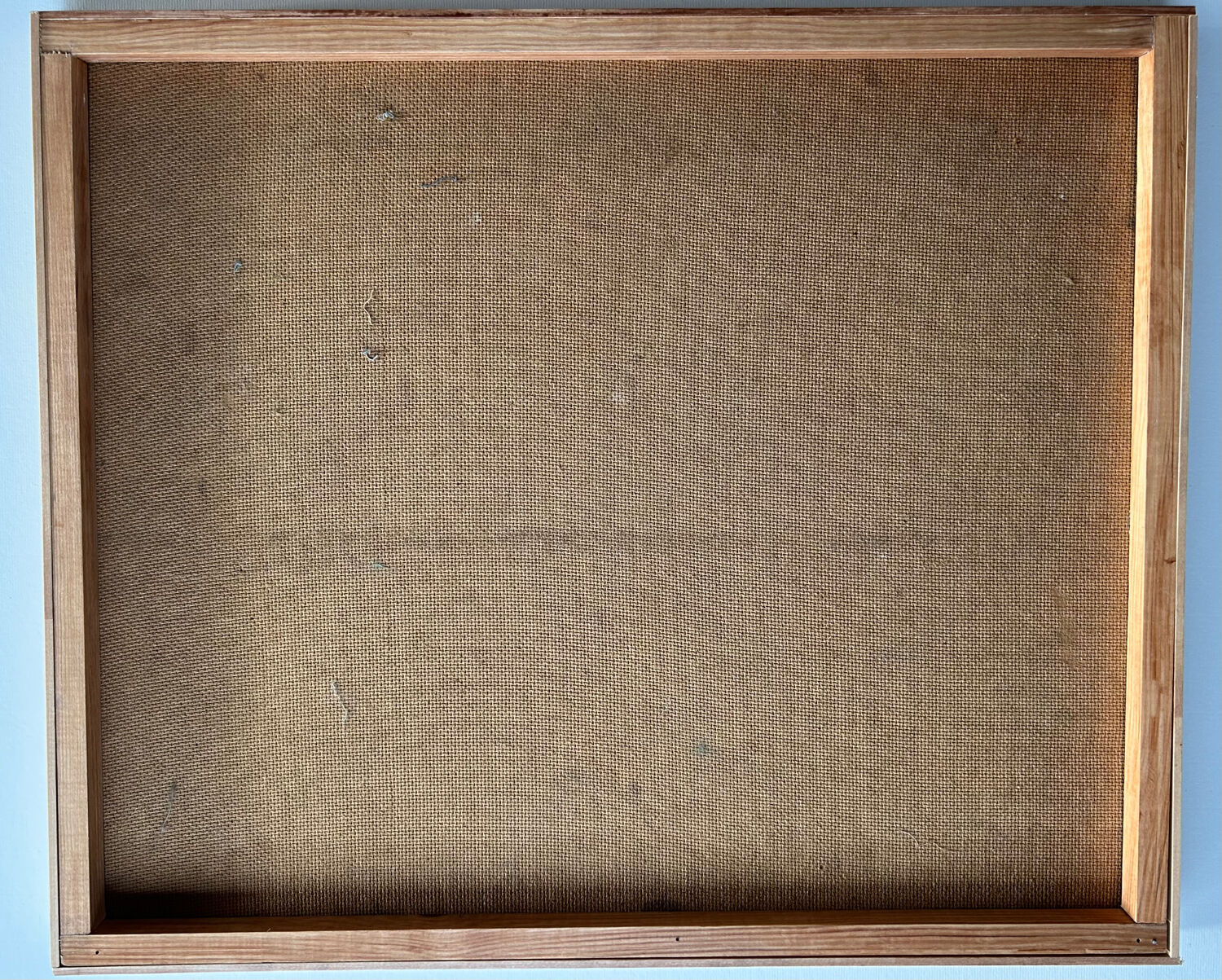 La Seine vers Marly de M. Tassart vers 1950. Huile sur panneau.