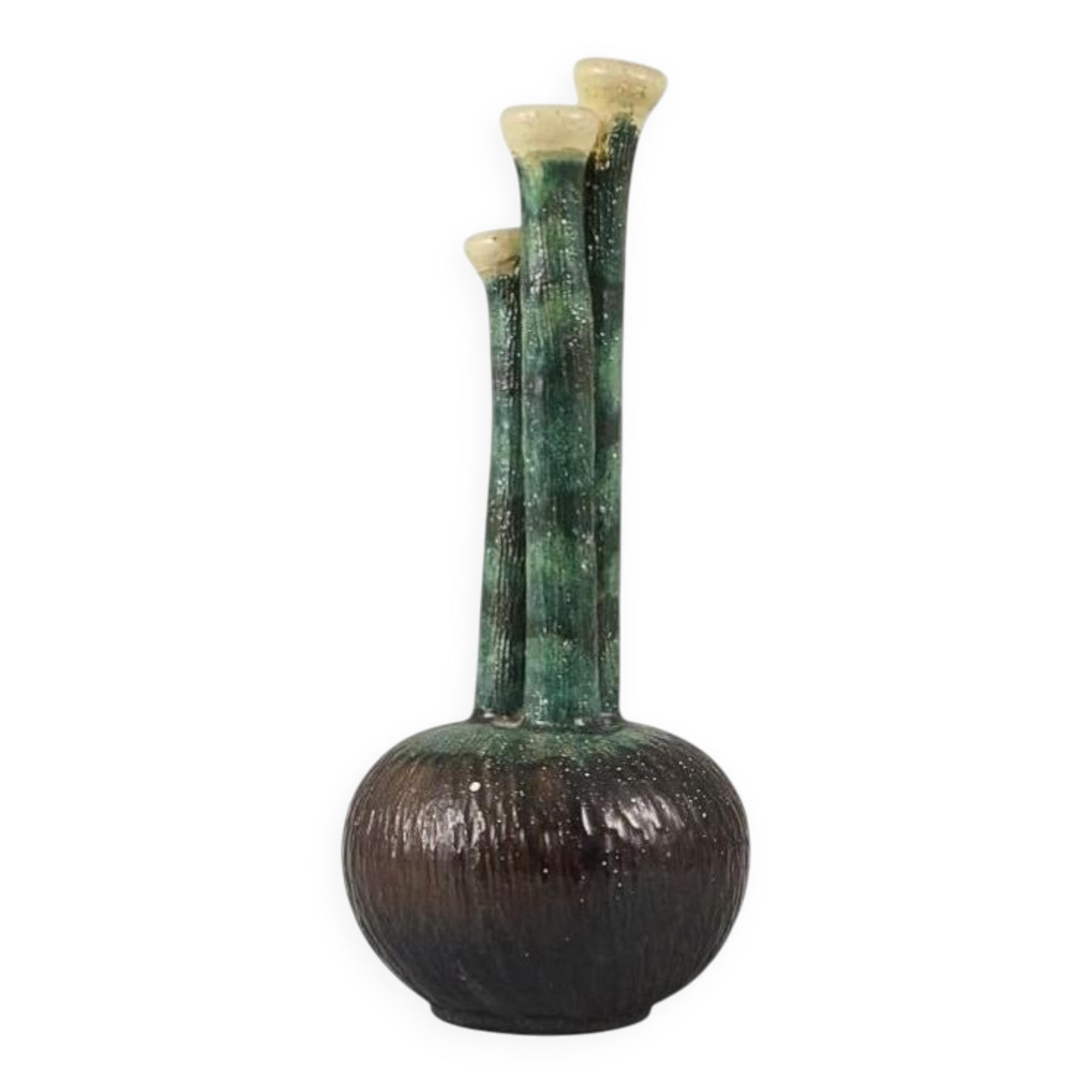 Arne Säfström, rare ceramic tulip vase, The Modern Scandinavian, mid-1900s