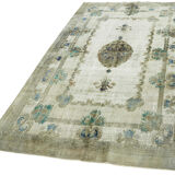 Handwoven anatolian 1980s, grey, 182x280cm