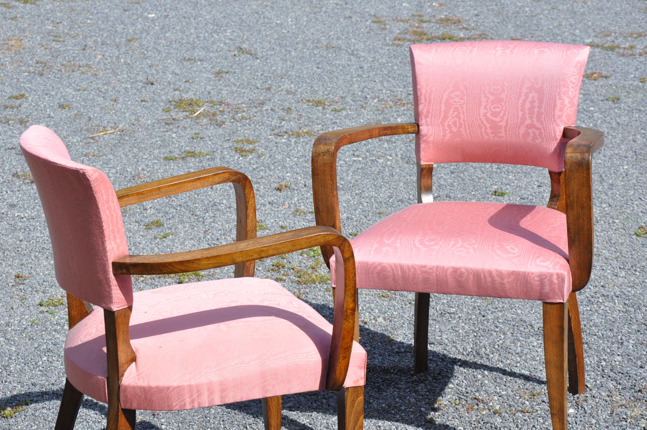 Paire de fauteuils bridge