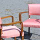 Paire de fauteuils bridge