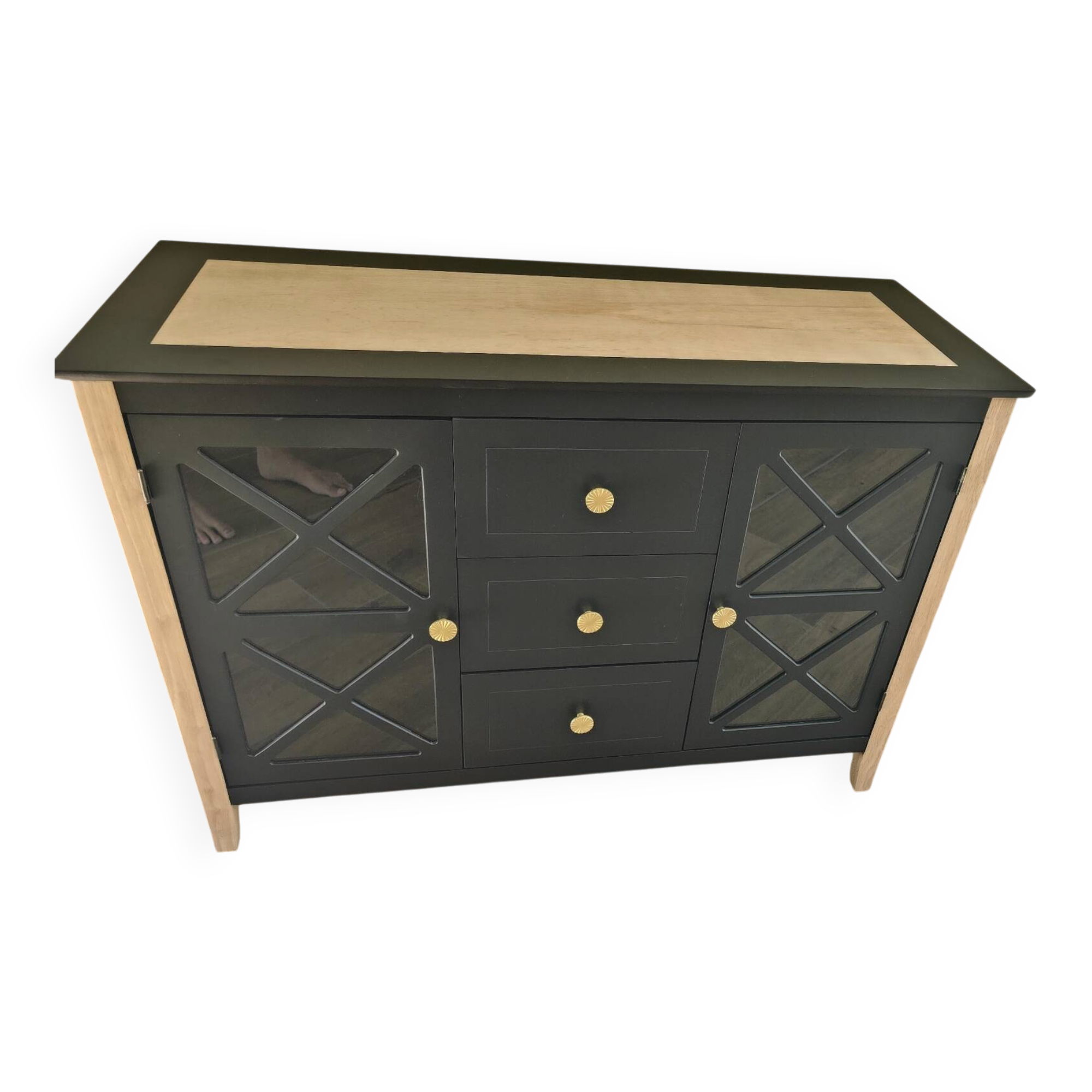Matte black furniture