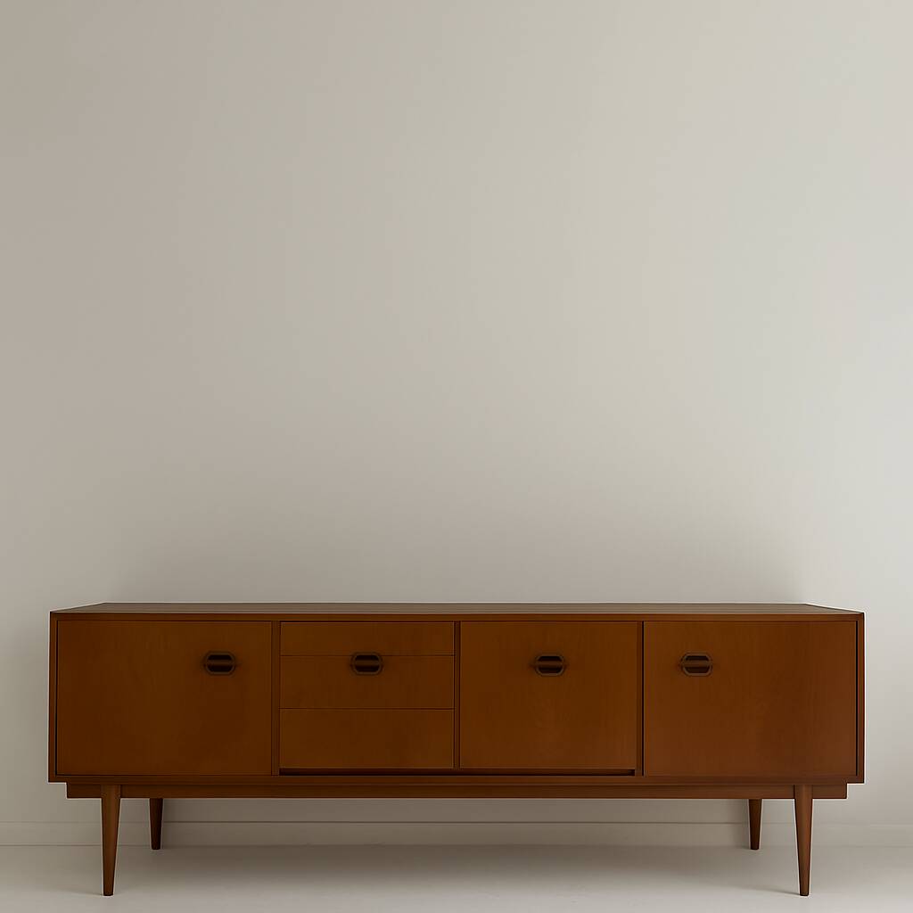 Large vintage designer teak sideboard by Nathan