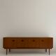 Large vintage designer teak sideboard by Nathan