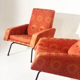 Pair of armchairs - vintage italian fabric 1960