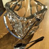 Ice bucket square crystal of Vannes height 14cm
