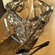 Seau à glaçons carré cristal de Vannes hauteur 14cm