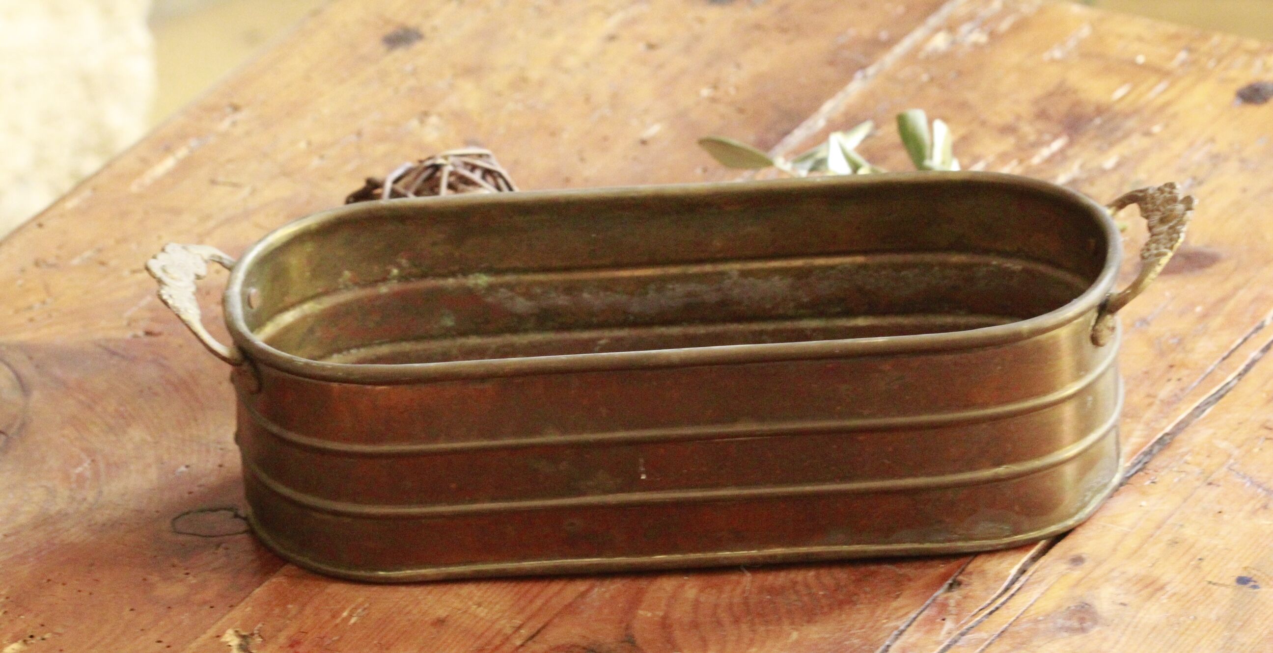 Brass pot cover