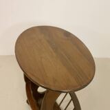 Table d'appoint et son porte-revues