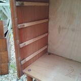 Old vintage chest of drawers with compass foot