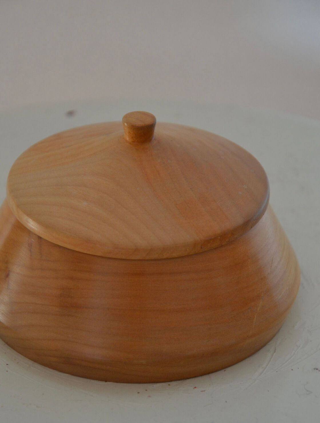 Vintage wooden box signed