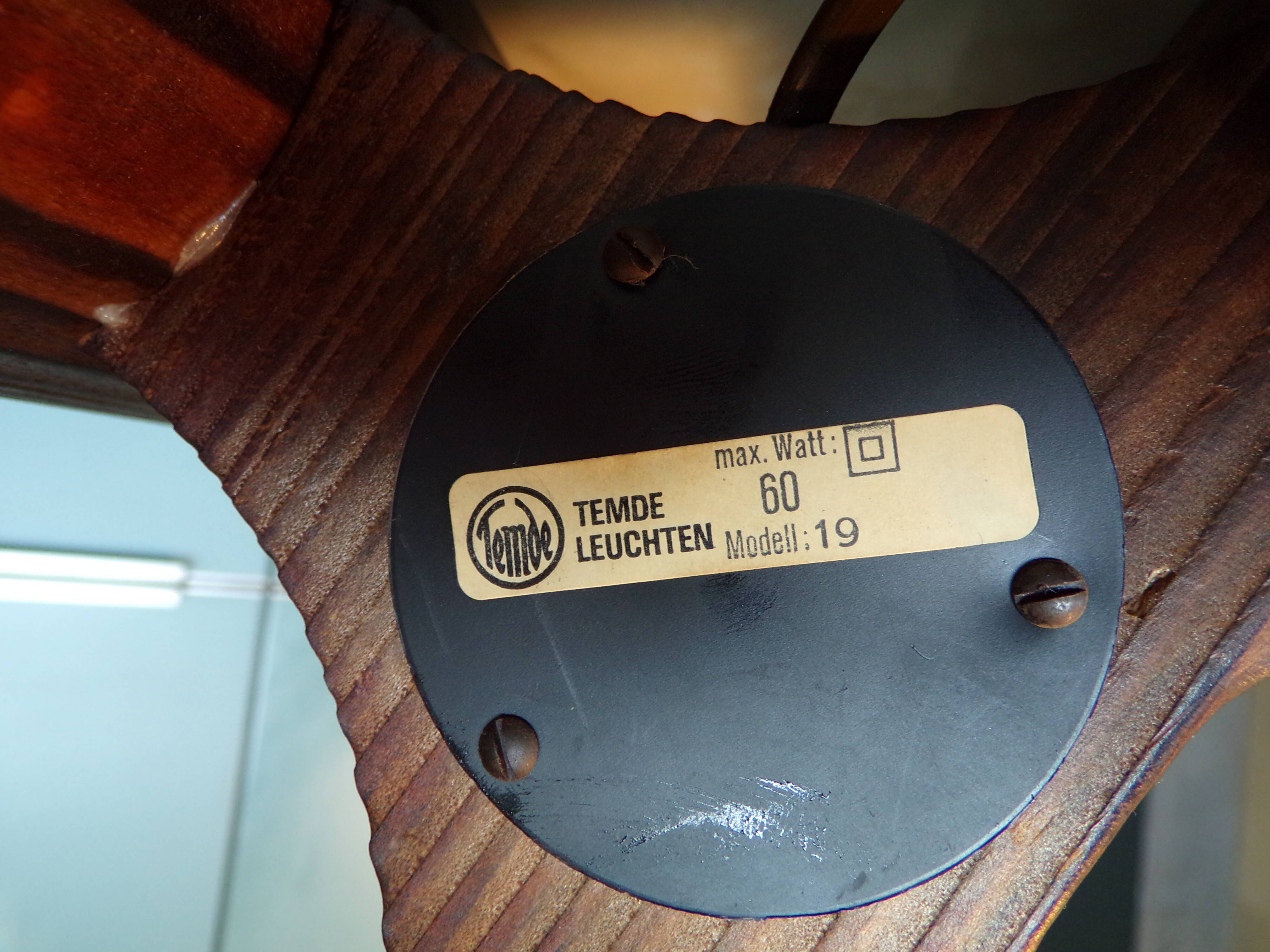 Temde lamp 19 with 3 lights