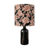 Lampe grès et lin