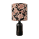 Lampe grès et lin
