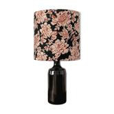 Lampe grès et lin