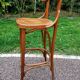 Ancien tabouret de bar en bois tourné