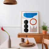 Wall poster colorful abstract shapes 50cm*70cm