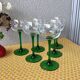 French Roemer Alsace glasses chiseled Luminarc