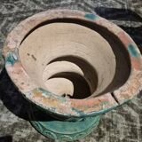 Chinese garden stool ceramic green glaze stoneware