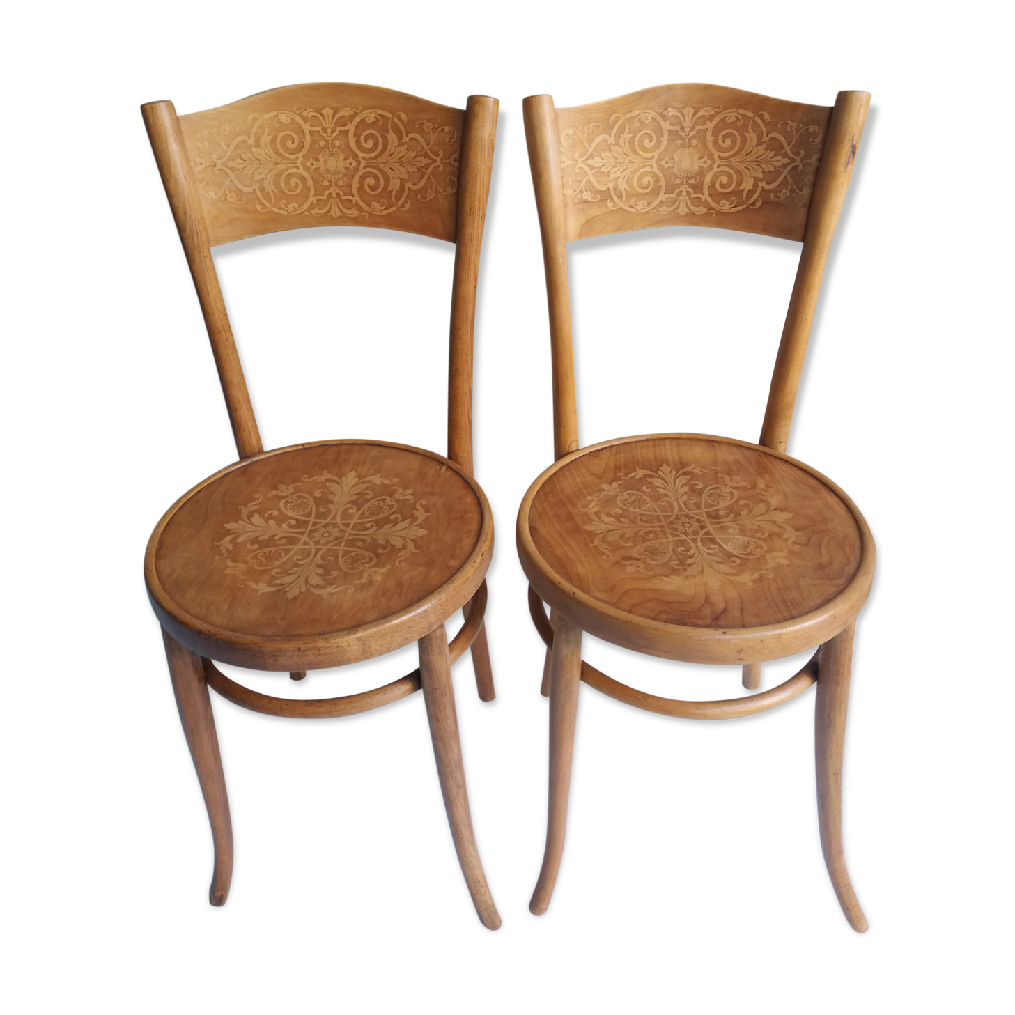 PAIR OF CHAIRS OLD 1930