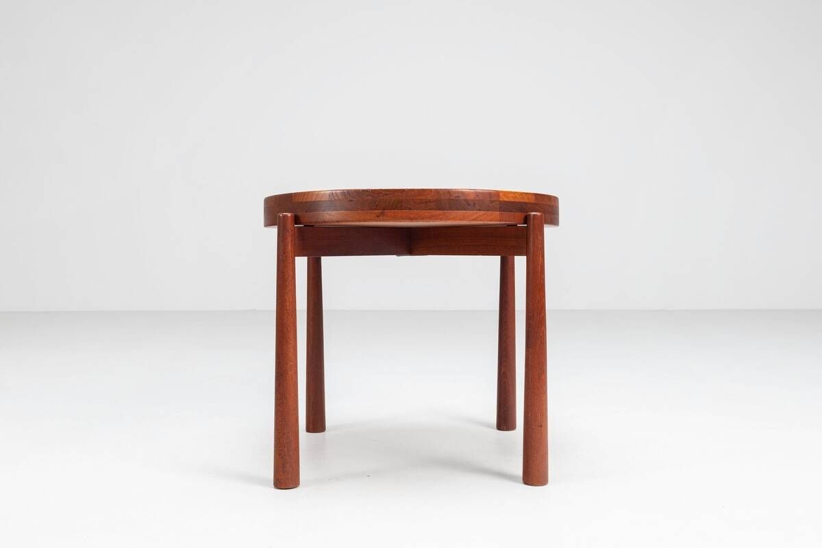 Table tray sculpturale Jens Quistgaard en teck Danemark 1960