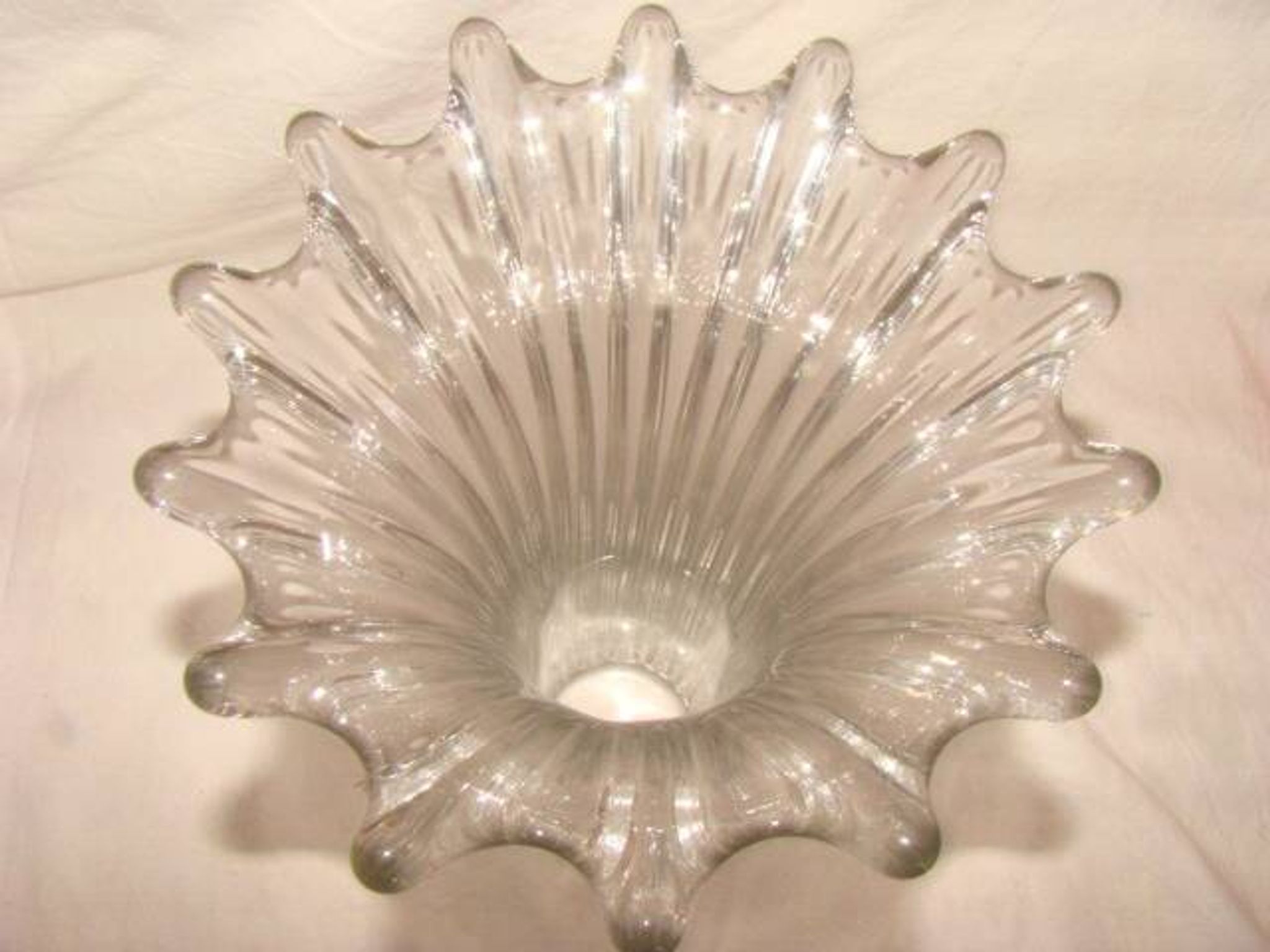 Vase en cristal, années 60