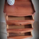 Regency bedside table with drawers