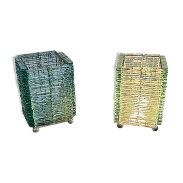 2 lampes de table, années 1970