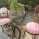 Rattan garden furniture / vintage 60s-70s