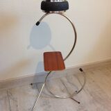 Ashtray pusher on foot with tablet / vintage 60s