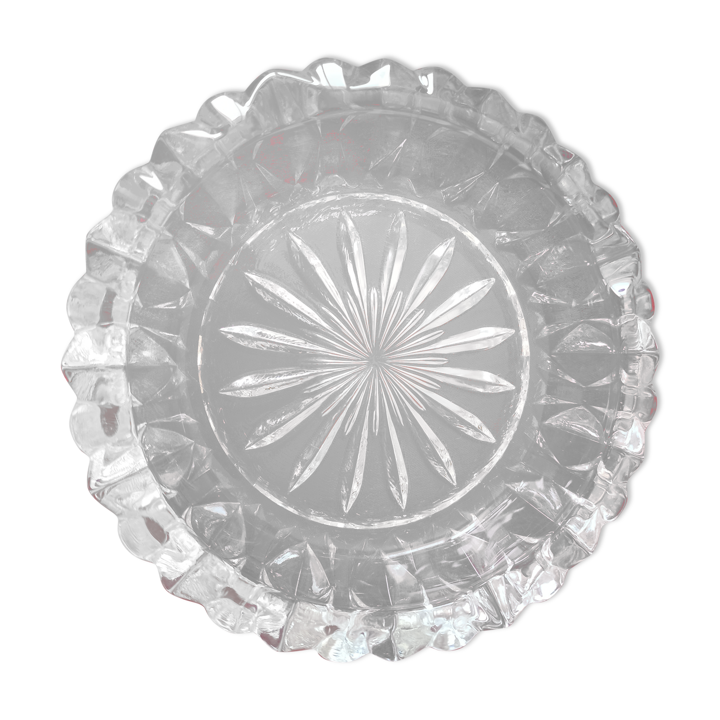Vintage glass ashtray