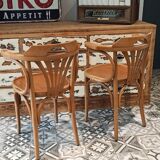 Lot 2 fauteuils bistrot