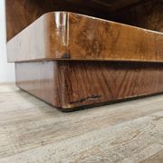 Art Deco dressing tables in walnut and light walnut