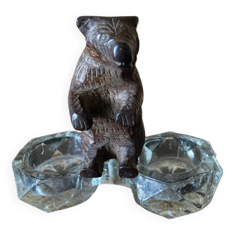 Salt and pepper little bear decoration