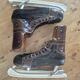 Vintage leather ice skates Kovopol