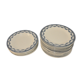 Service plates small trianon of salins