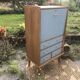 Oak vintage secretary revamped