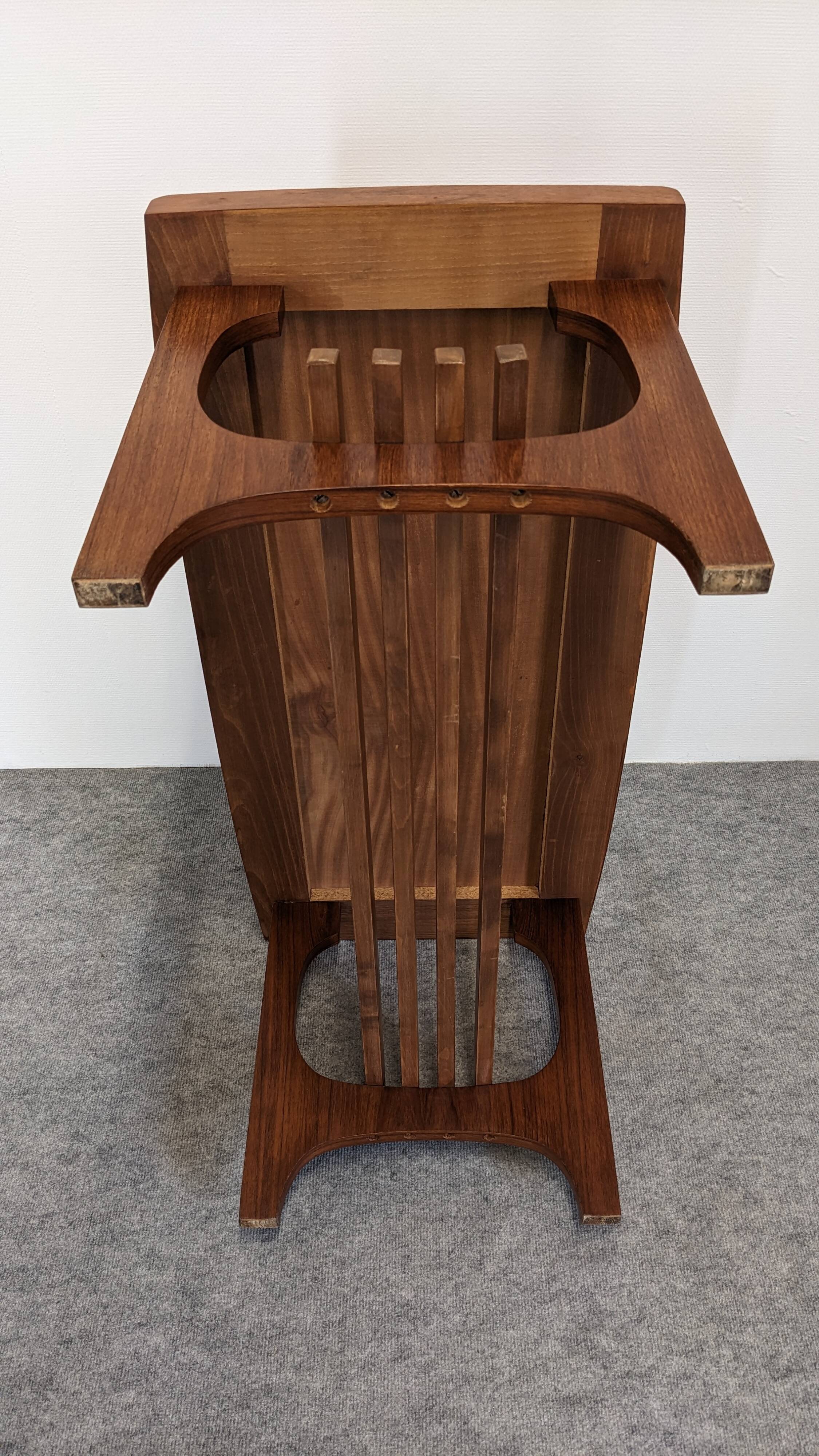 Scandinavian teak coffee table with magazine rack, Sweden circa 1960.