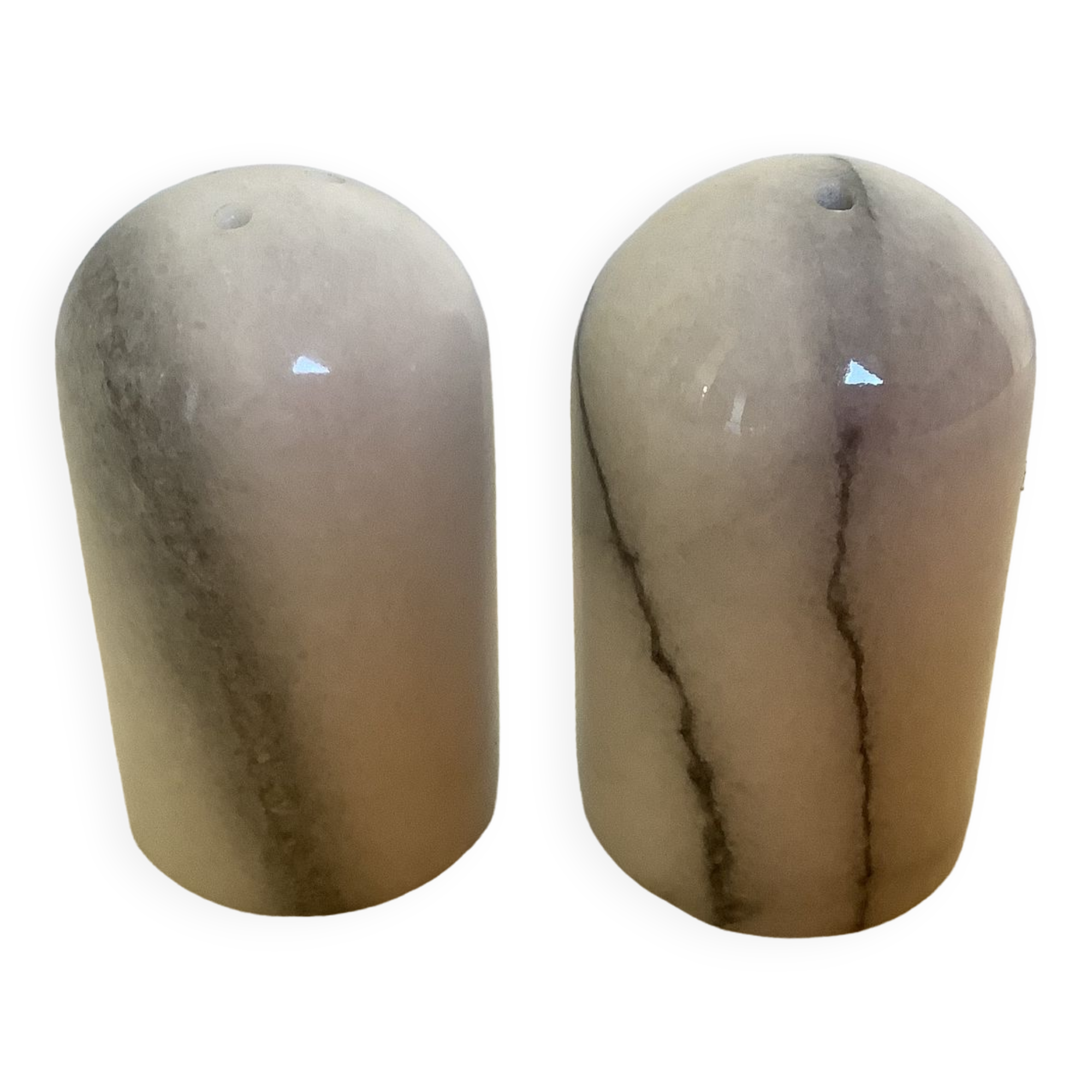 Salt and pepper shaker marble salt and pepper