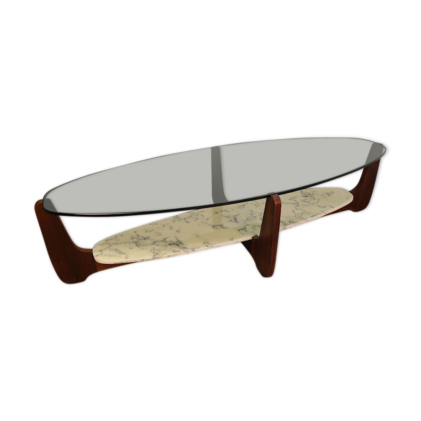 Vintage coffee table by Hugues Poignant 1960