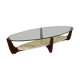 Table basse vintage par Hugues Poignant 1960