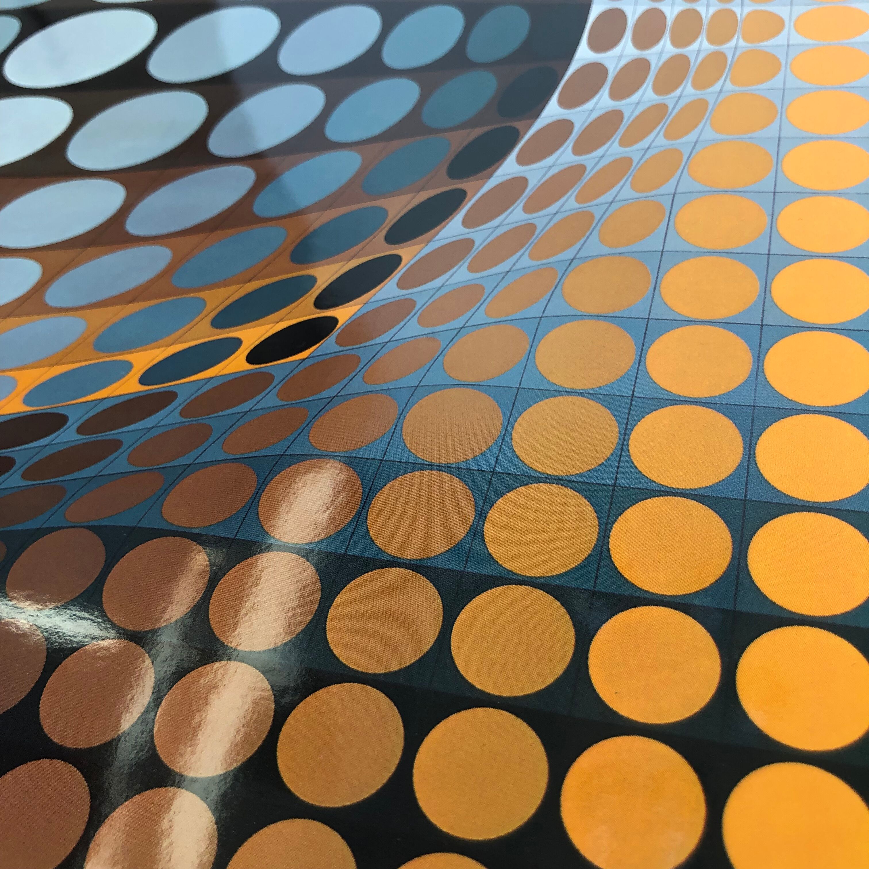 Heliogravure Vega - Zett by Victor Vasarely 60x60cm, print from 1974