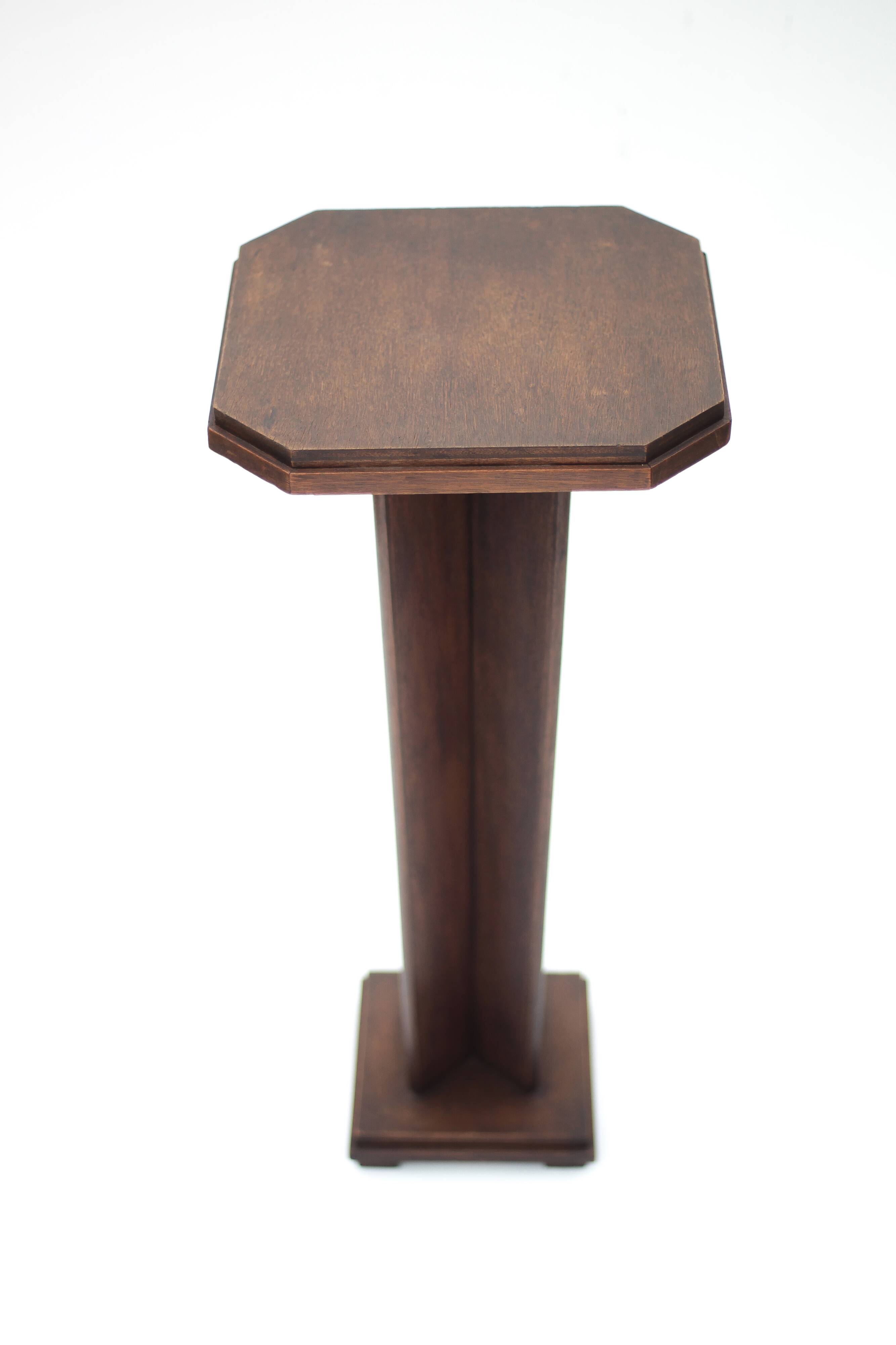 Art Deco side table, Art Deco wooden side table, end table, decoration