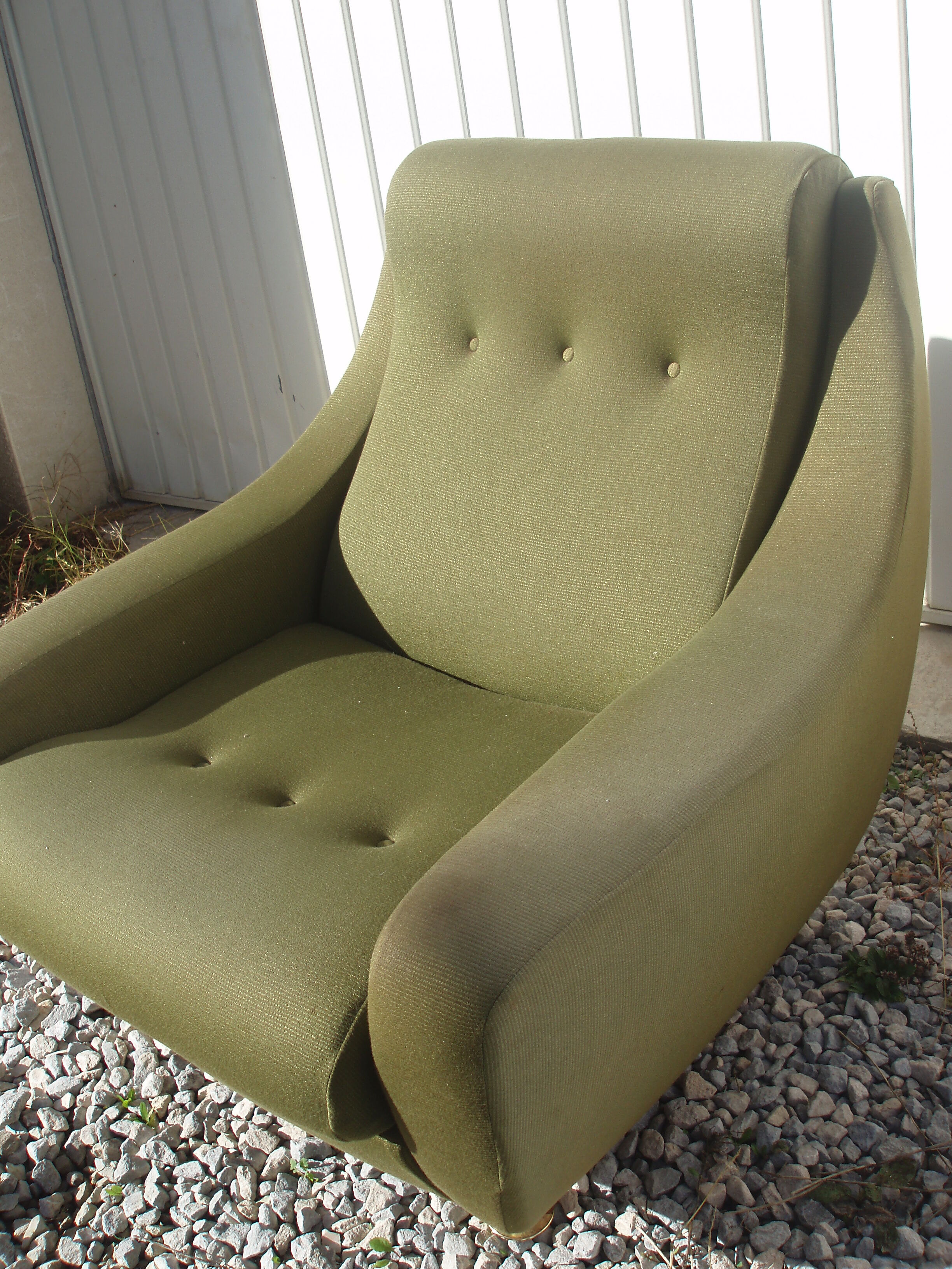 Fauteuil vintage en tissu