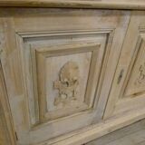 19th century solid wood display case