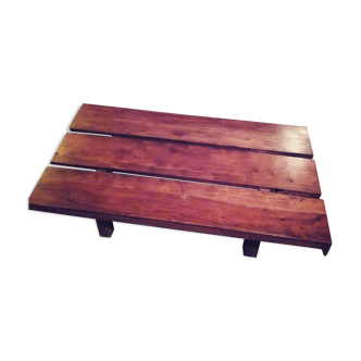 Solid teak coffee bass table