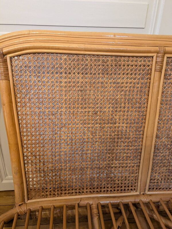 Banquette en rotin