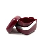 Space age red Ice Bucket, Guzzini Italy, ca. 1970s