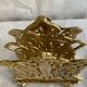 Vintage brass mail door