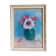 Pastel framed "The anemones" vintage